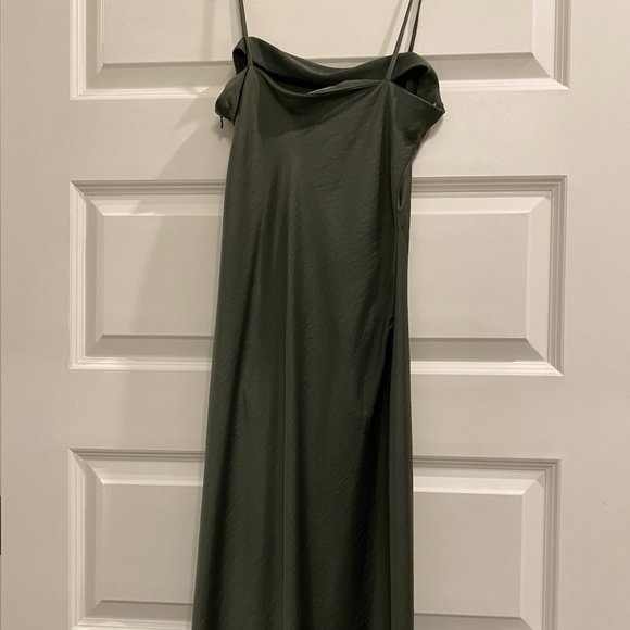 Zara Green Midi Dress - Picture 3 of 4
